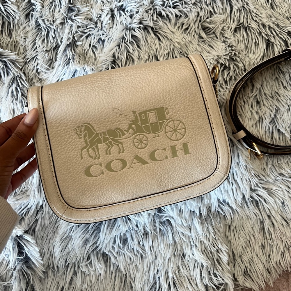 Coach embossed crossbody